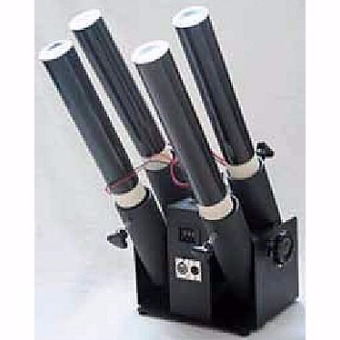 Macchina spara coriandoli DMX a 4 Tubi