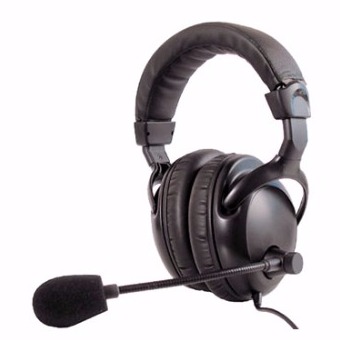 Cuffia Doppio Padiglione e Microfono per intercom